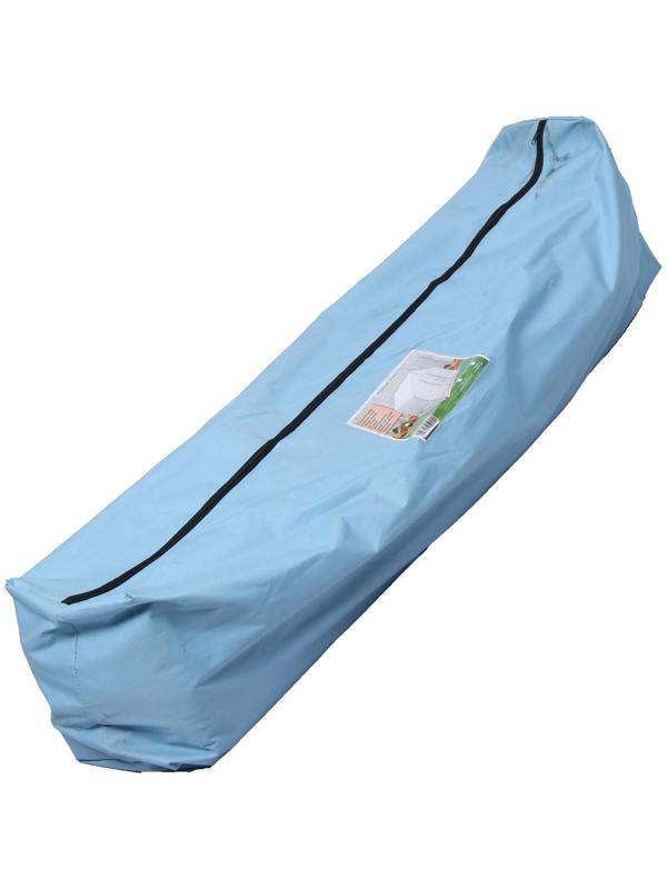 Теплица, 6.1 × 2.45 × 2.1 м, оцинкованный каркас, профиль 25 × 25 мм, спанбонд 90 г/м²