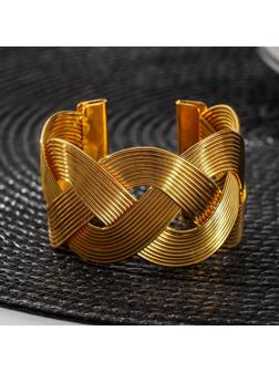 Кольцо для салфетки «Лира», 5×4,5×3,5 см, цвет золотой