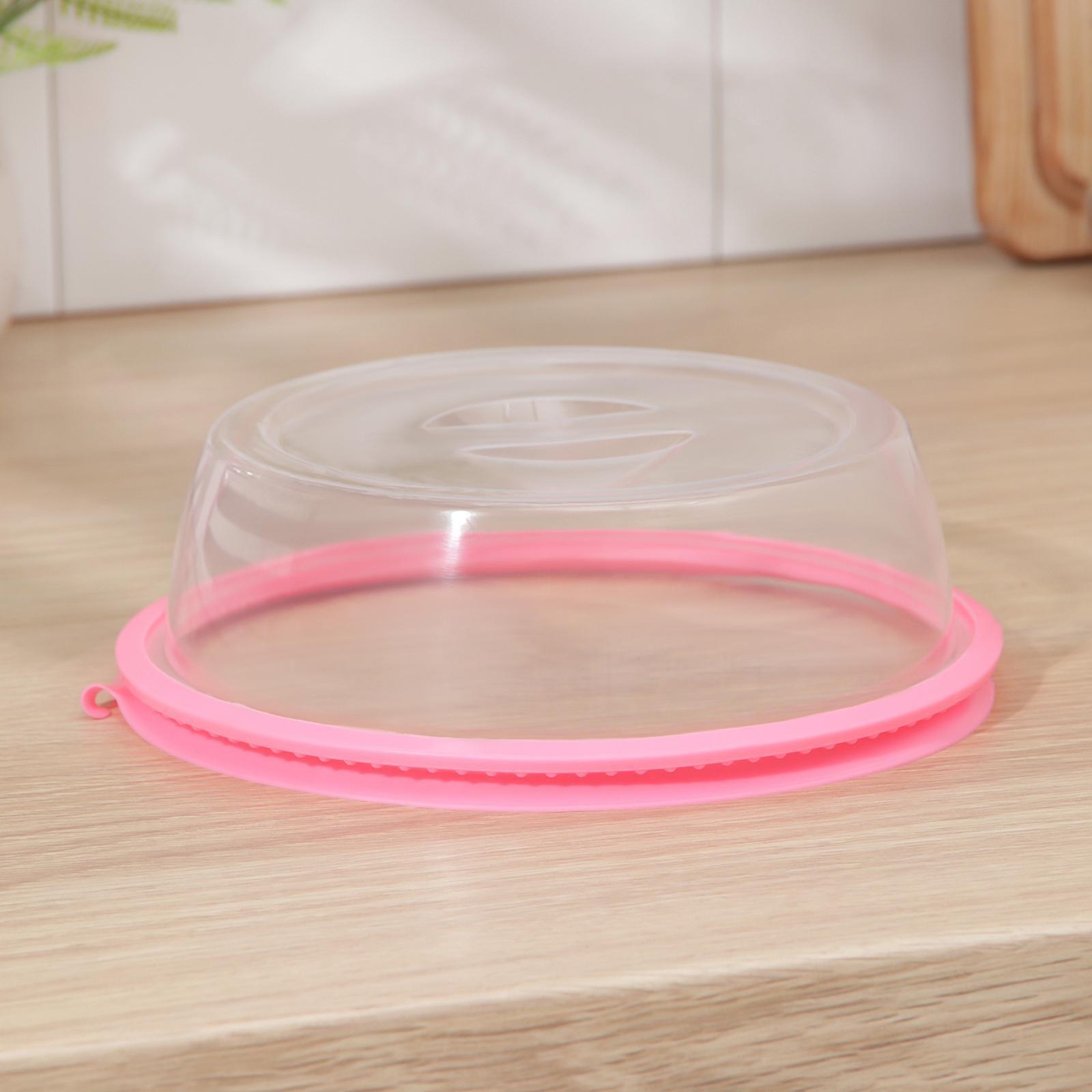 Крышка силиконовая для СВЧ, 20×20×6 см, цвет МИКС