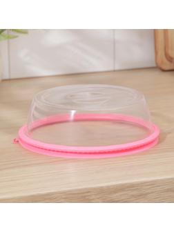 Крышка силиконовая для СВЧ, 20×20×6 см, цвет МИКС