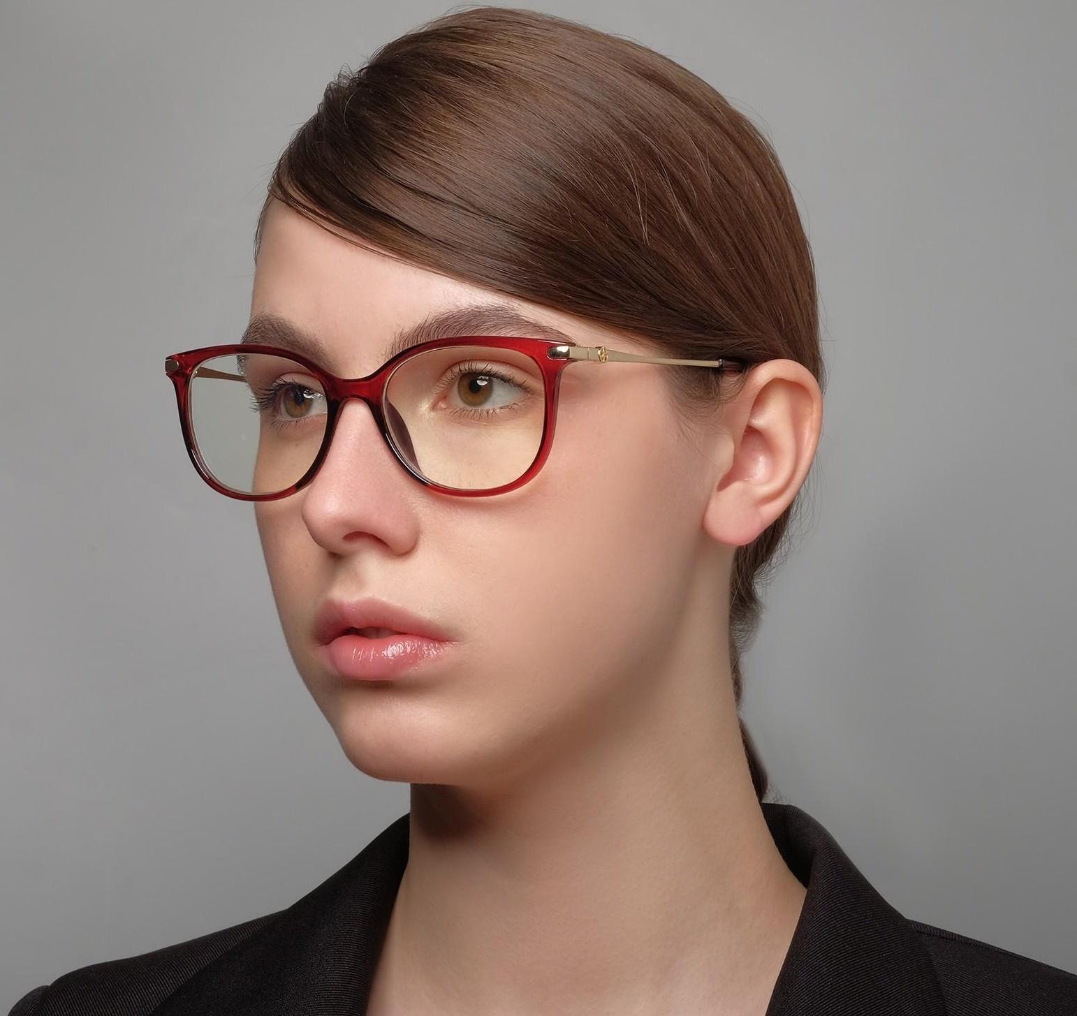 Очки компьютерные Sunshine 16563 C54, цвет бордовый