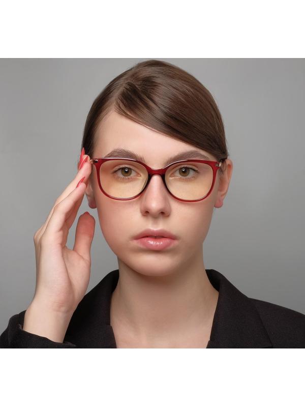 Очки компьютерные Sunshine 16563 C54, цвет бордовый