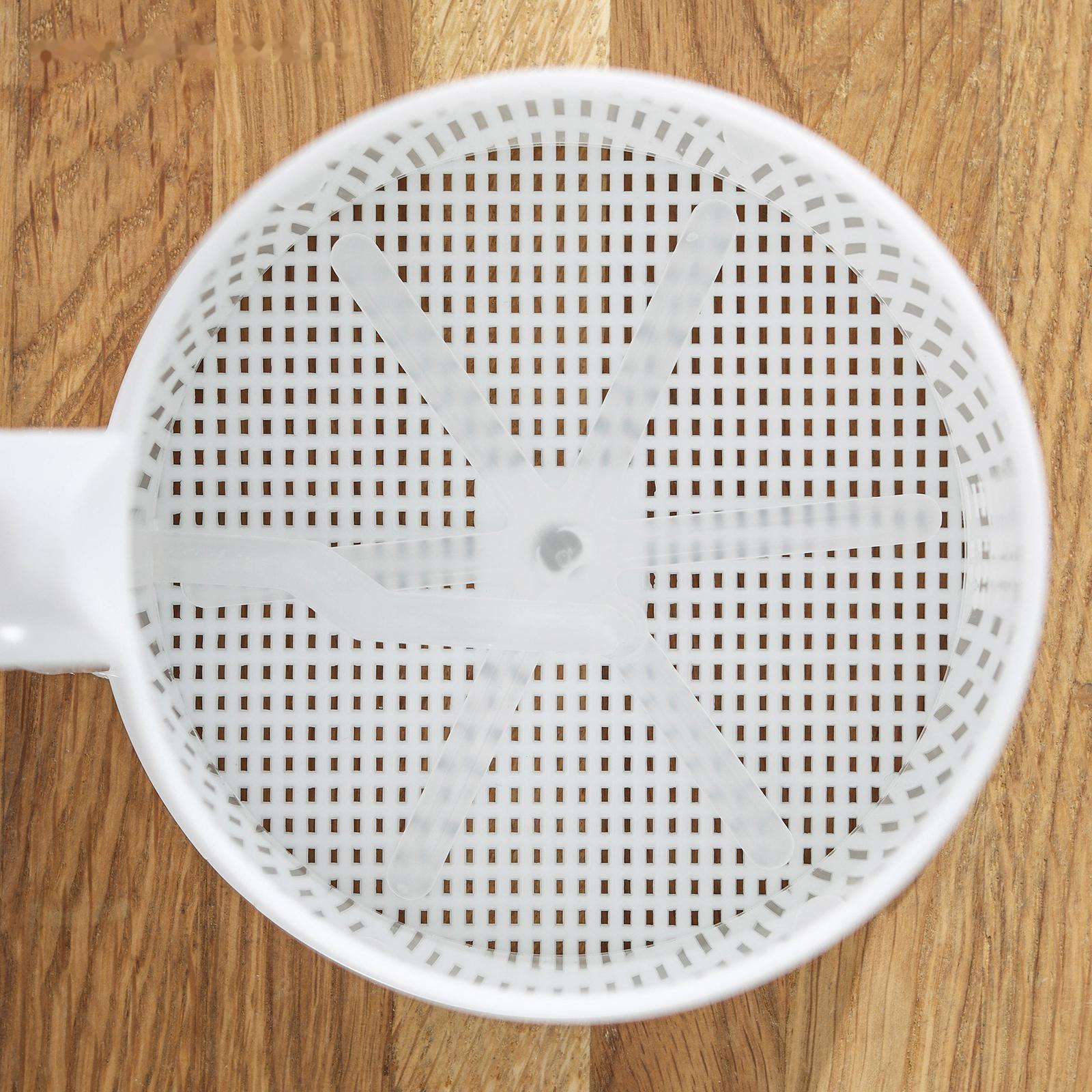 Просеиватель для муки Альтернатива, 22×12 см, цвет белый