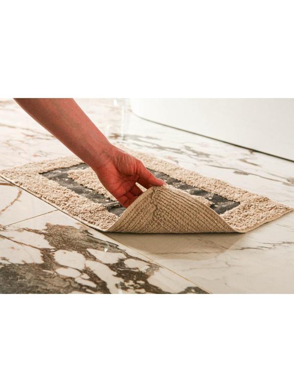 Коврик для ванной «Кактус», 40×60 см, 900 г/м2, 100% хлопок, цвет бежевый