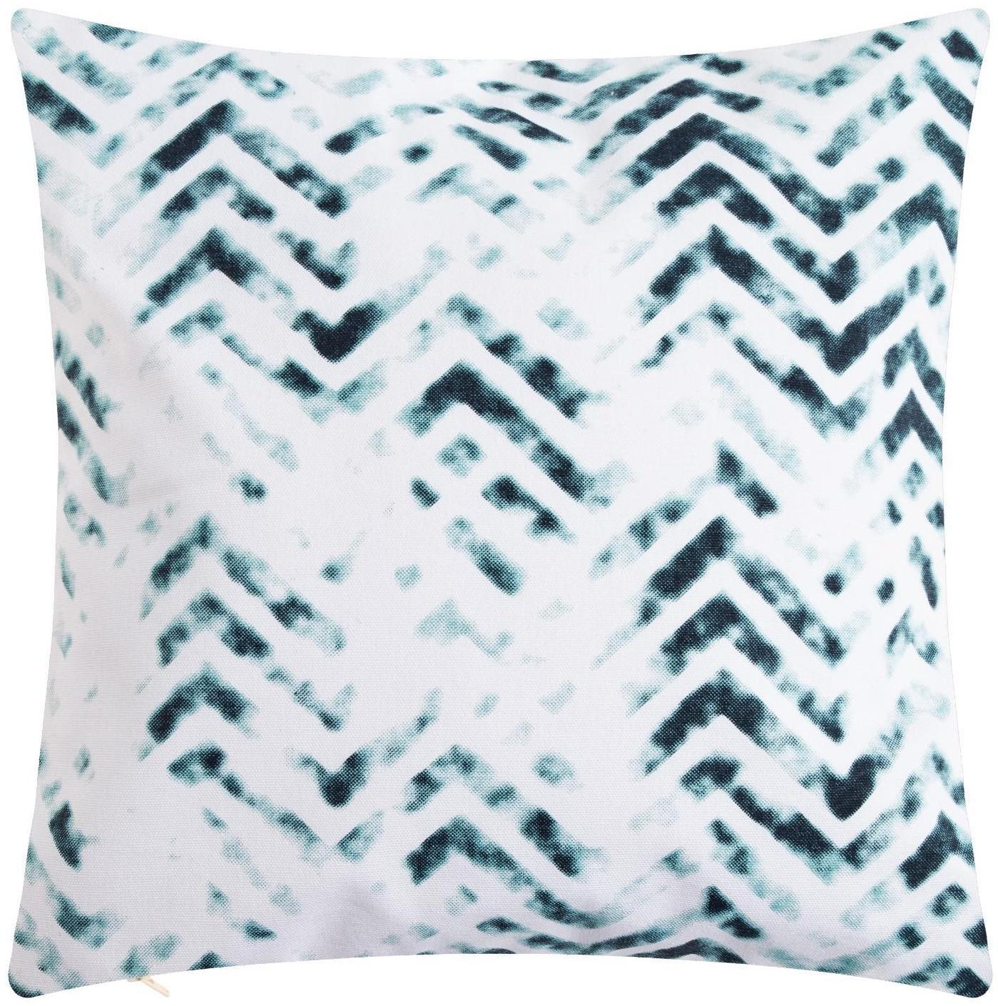 Наволочка декоративная 40х40 см, Zigzags mint, 100% хлопок