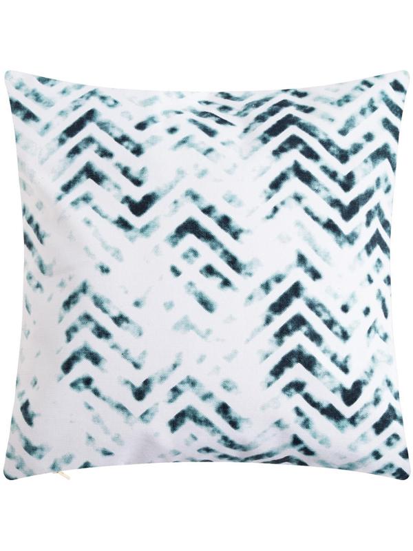 Наволочка декоративная 40х40 см, Zigzags mint, 100% хлопок