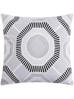 Наволочка декоративная 40х40 см, Circle black, 100% хлопок