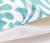 Наволочка декоративная 40х40 см, Monograms mint, 100% хлопок