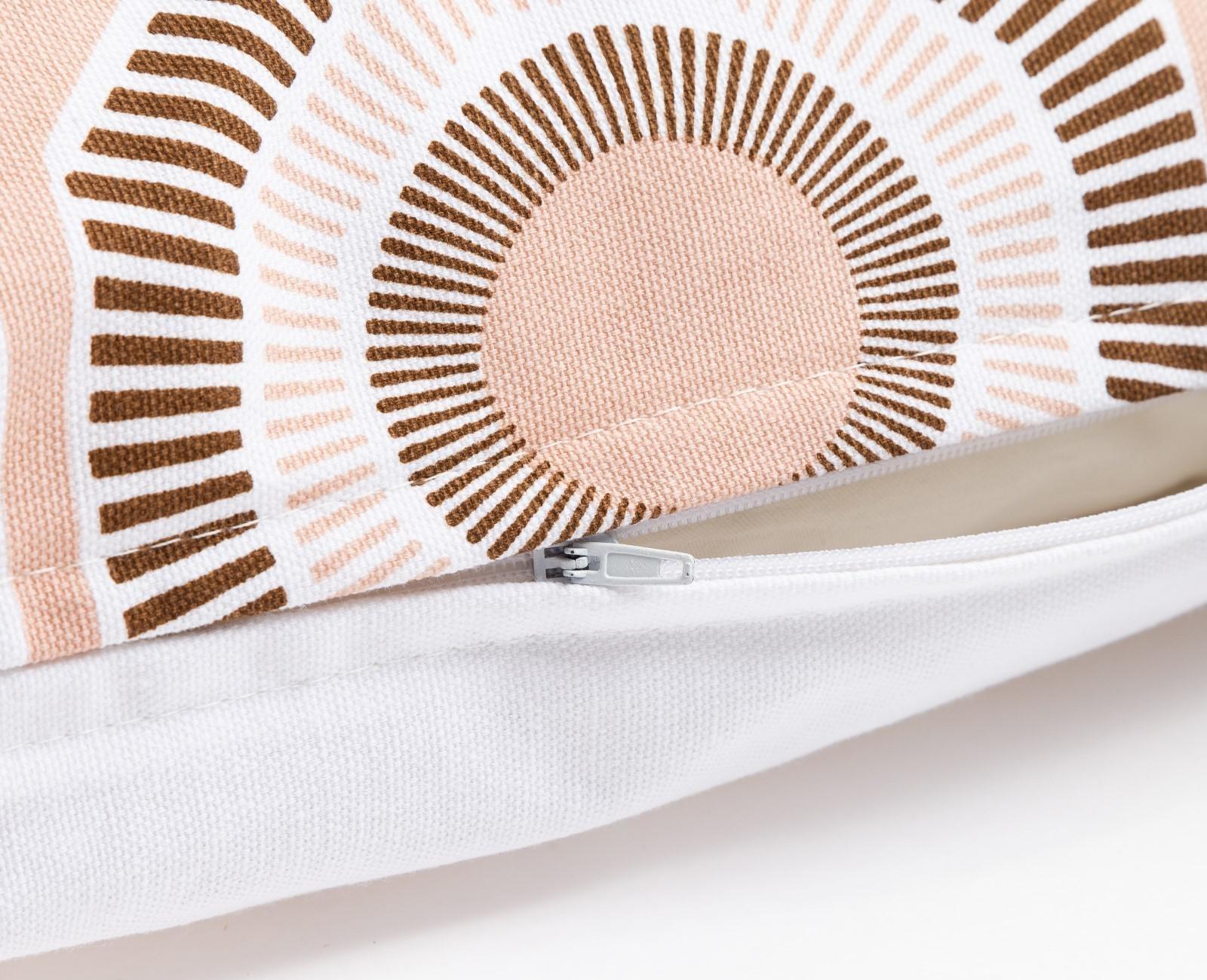 Наволочка декоративная 40х40 см, Circle powdery, 100% хлопок