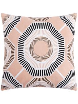 Наволочка декоративная 40х40 см, Circle powdery, 100% хлопок