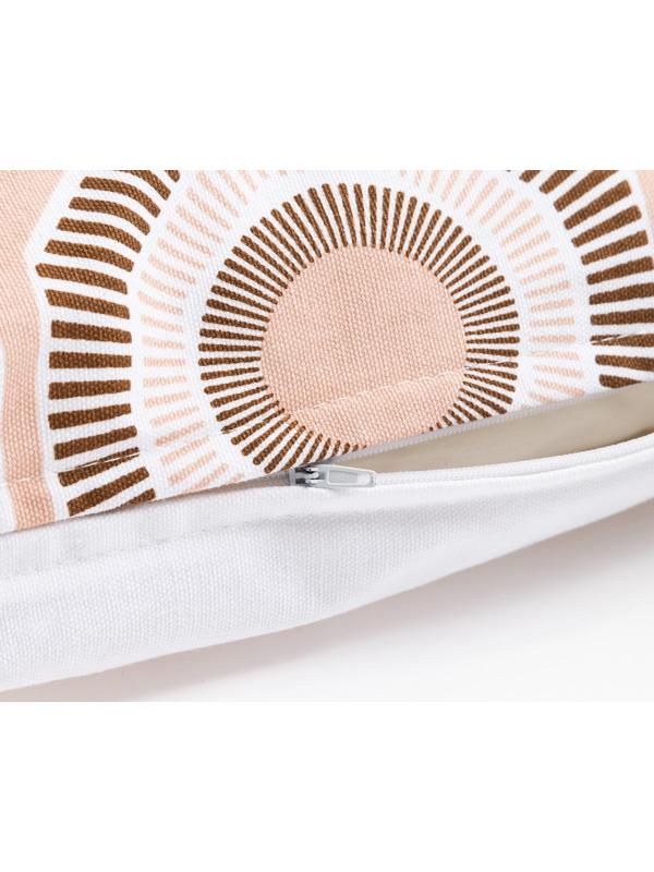 Наволочка декоративная 40х40 см, Circle powdery, 100% хлопок