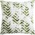 Наволочка декоративная 40х40 см, Zigzags green, 100% хлопок