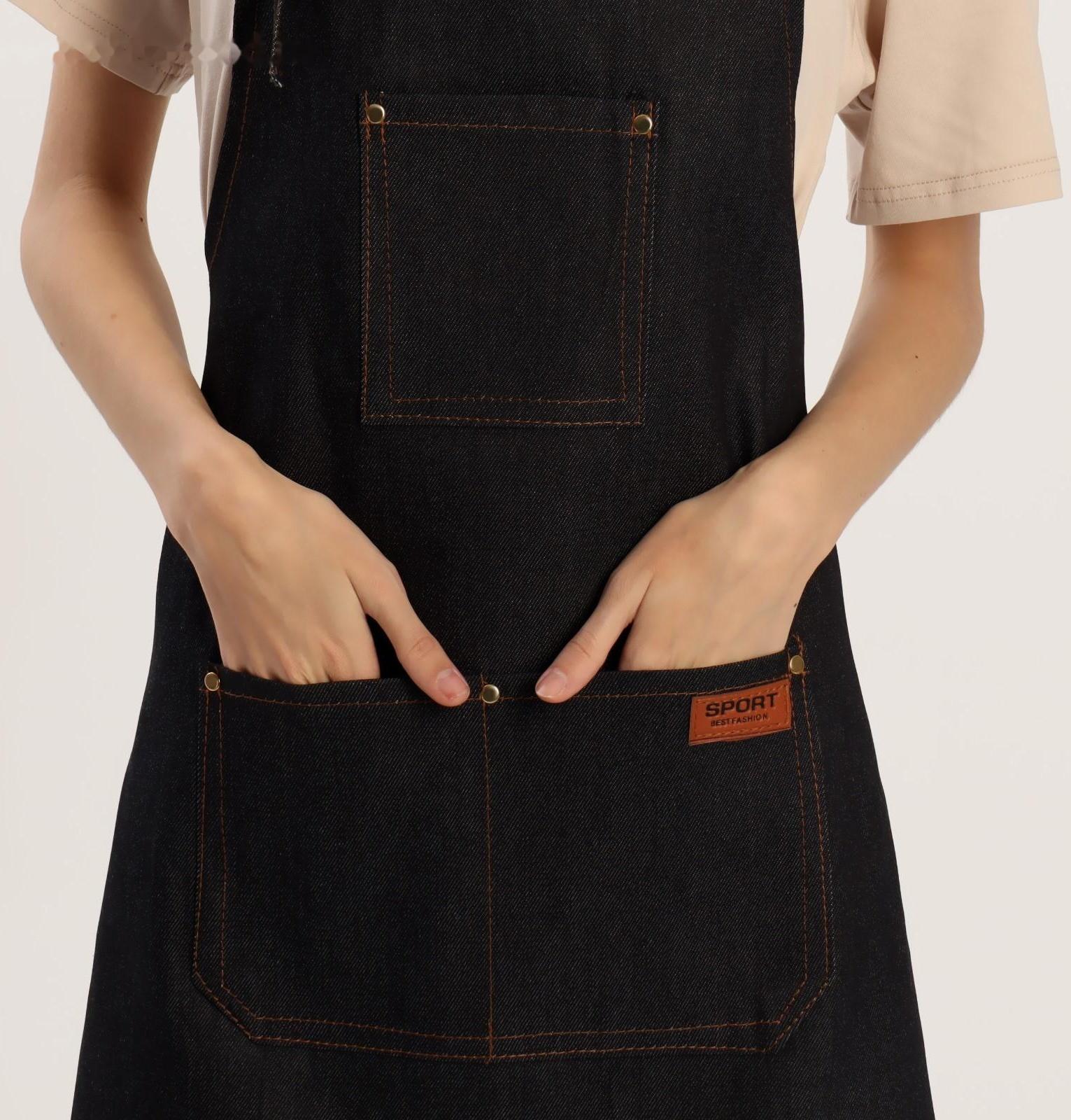 Фартук для мастера, джинсовый, цвет синий