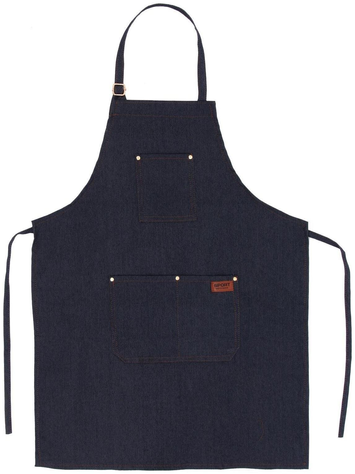Фартук для мастера, джинсовый, цвет синий