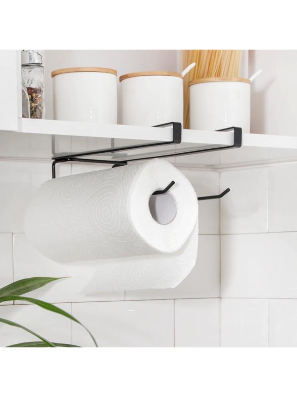 Держатель для кухонных принадлежностей и разделочных досок Доляна, 27×11,5×8 см, цвет чёрный