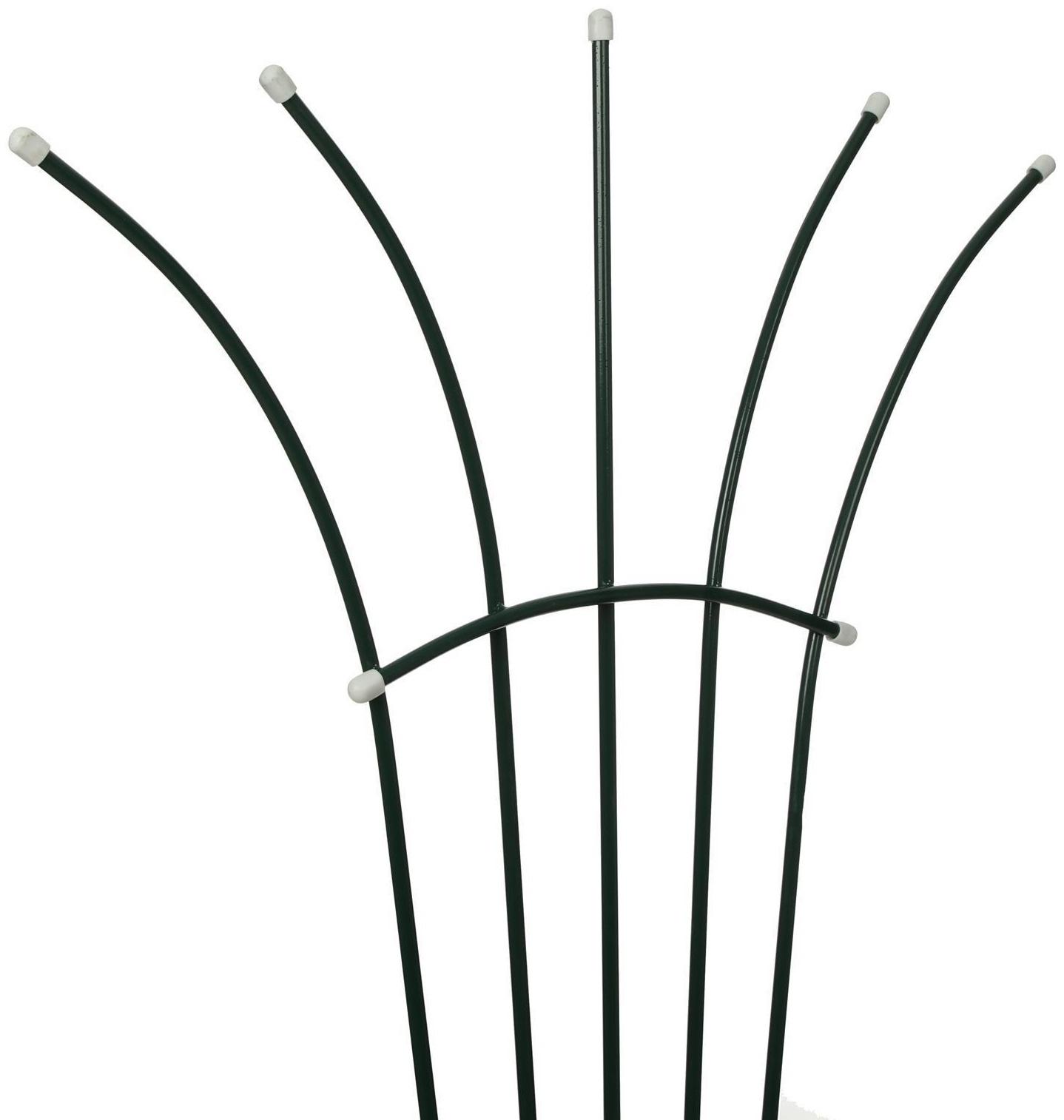 Шпалера, 160 × 60 × 1 см, металл, зелёная, «Салют»