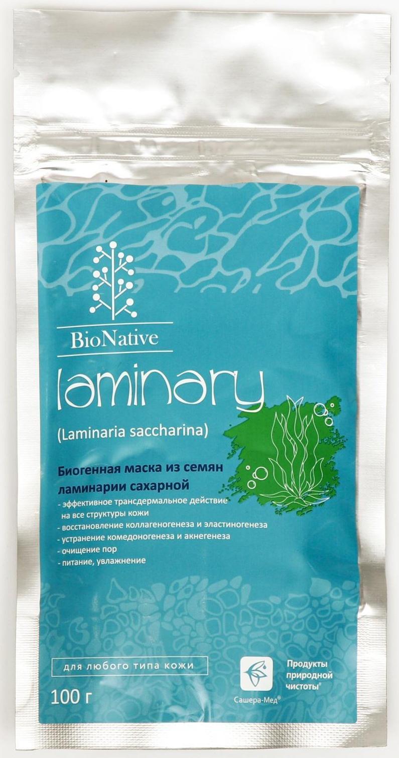 Маска для лица коллагеновая Bionative Laminary, 100 г