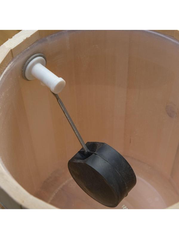 Обливное устройство из липы, 13л, пластиковая вставка,