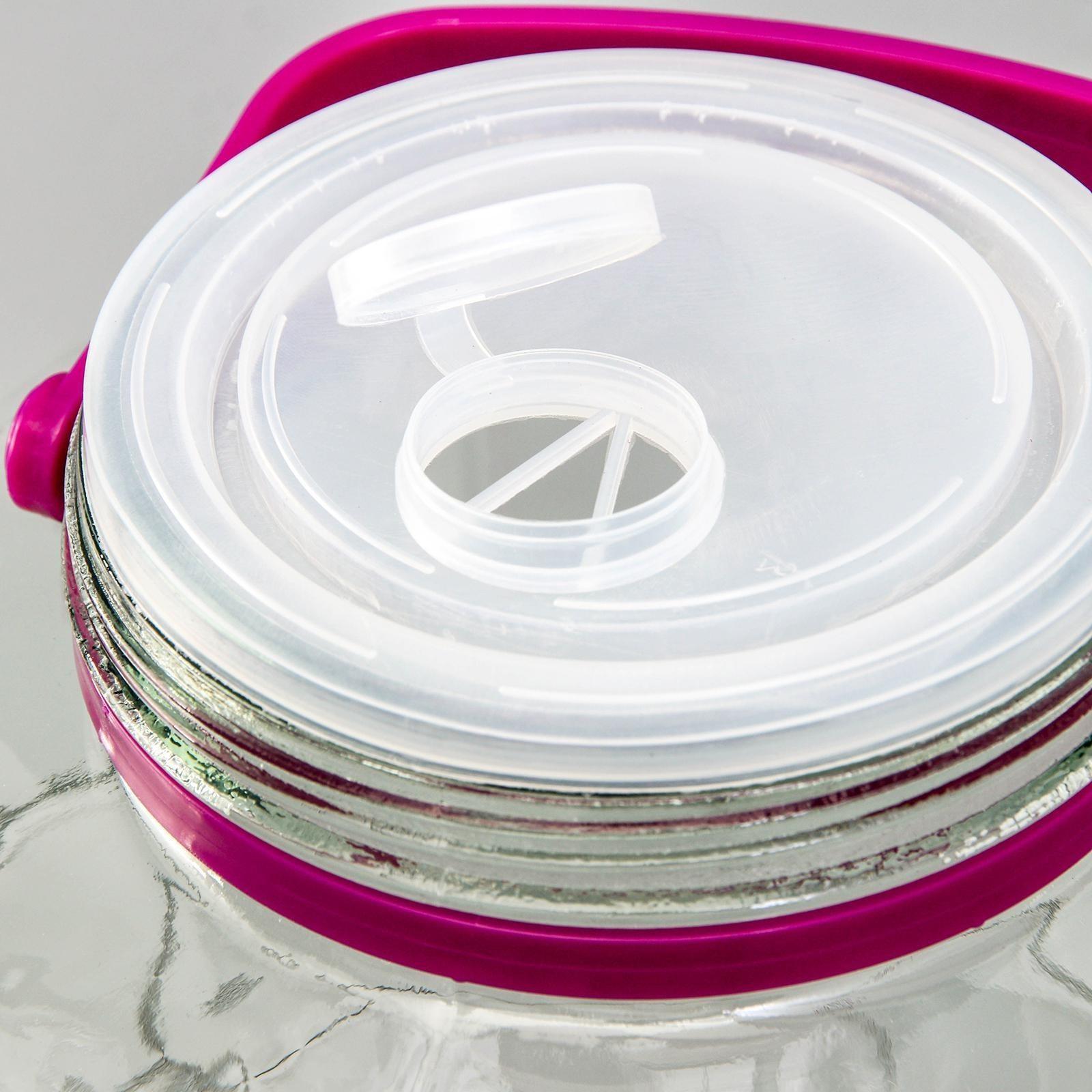 Банка стеклянная с гидрозатвором, 16 л