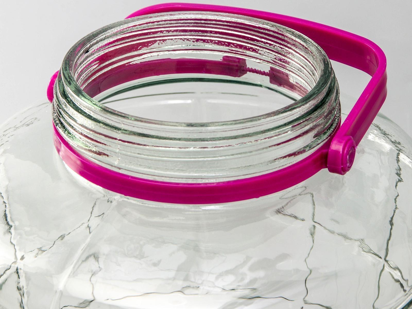 Банка стеклянная с гидрозатвором, 16 л