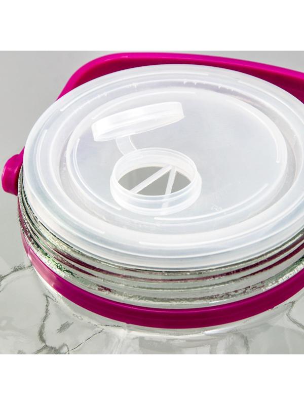 Банка стеклянная с гидрозатвором, 16 л