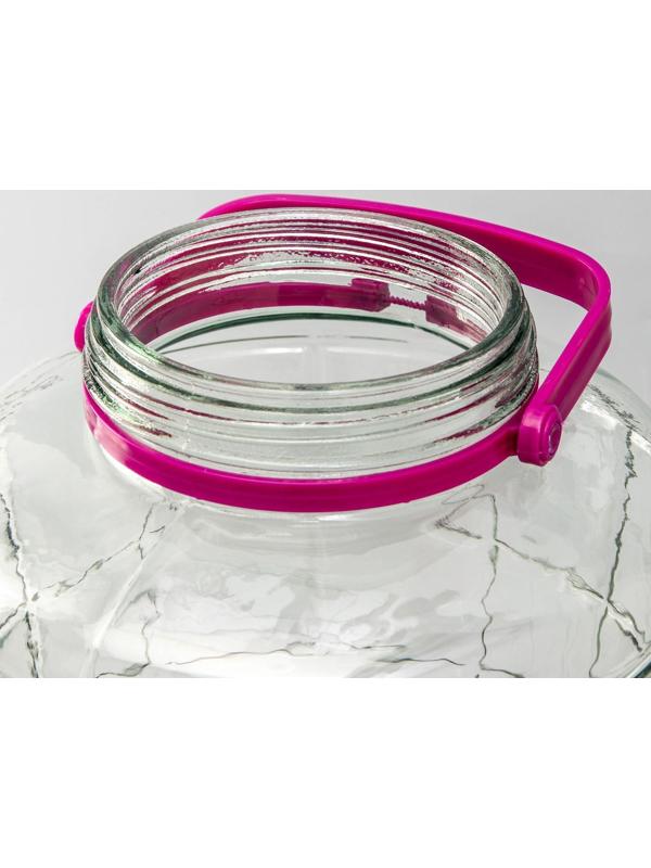 Банка стеклянная с гидрозатвором, 16 л