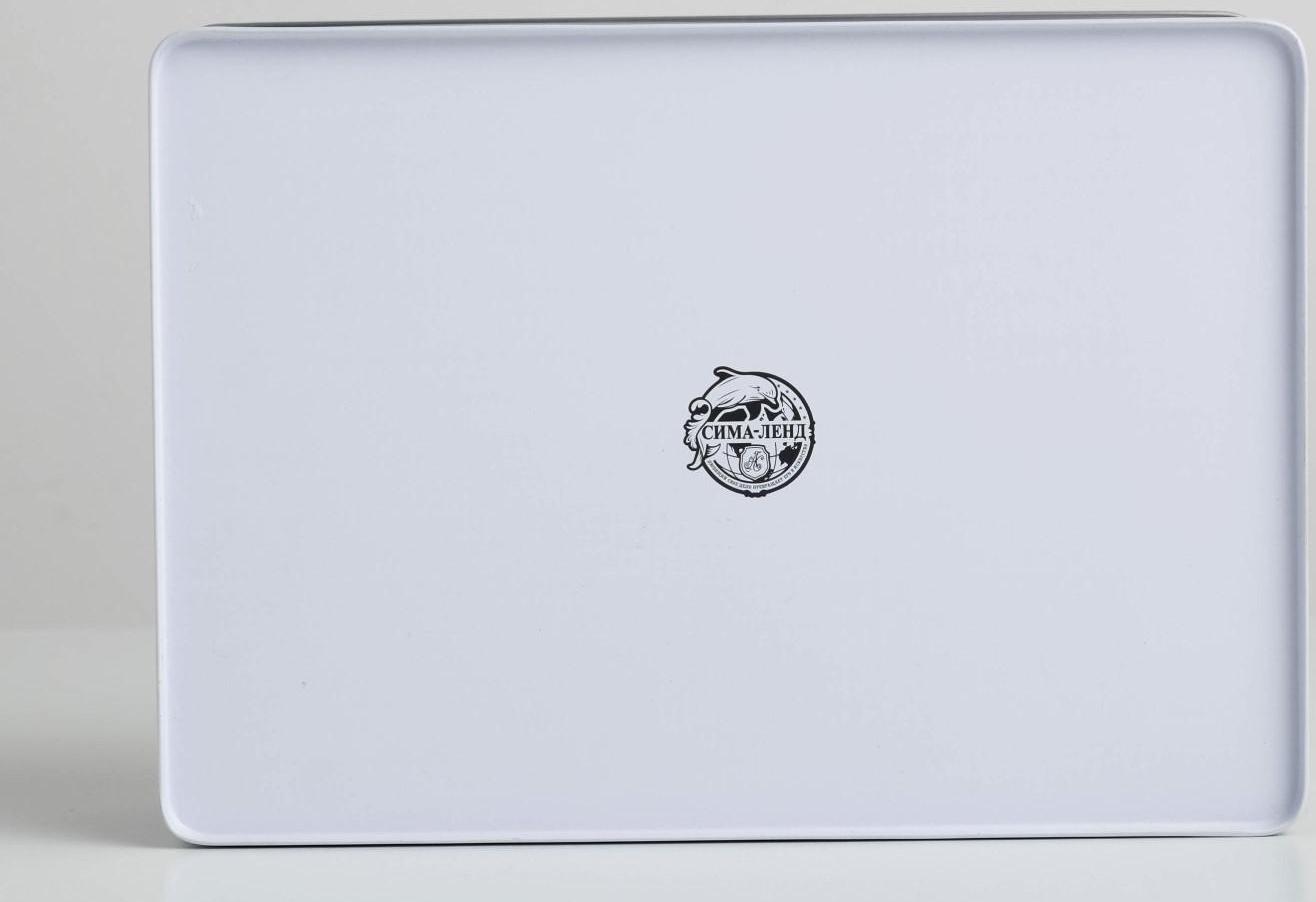 Коробка жестяная подарочная «Мужская», 26 х 18,5 х 9 см