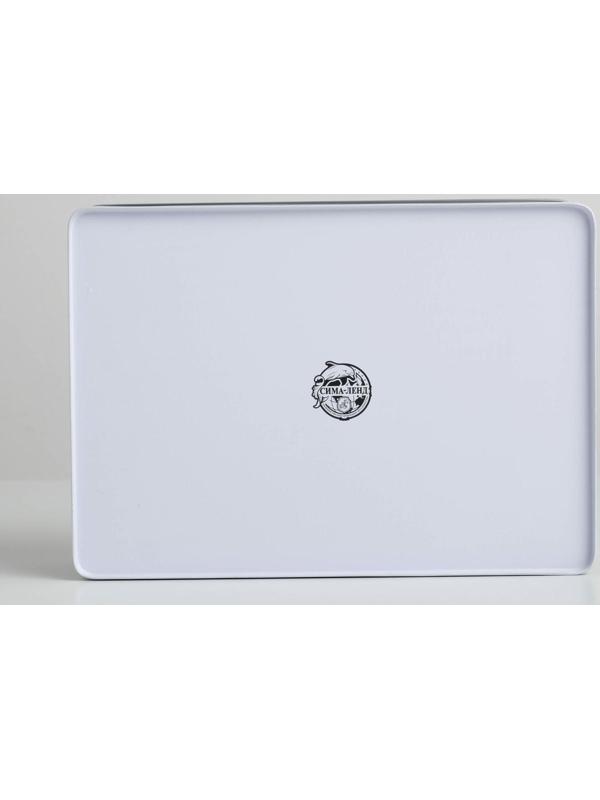 Коробка жестяная подарочная «Мужская», 26 х 18,5 х 9 см