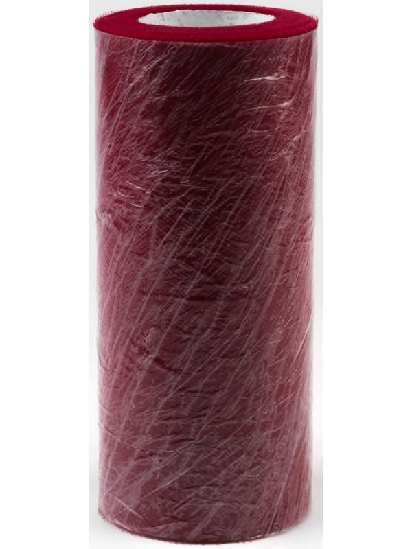 Фатин, 15 см, 11 ± 1 г/кв.м, 23 ± 1 м, цвет бордовый №33