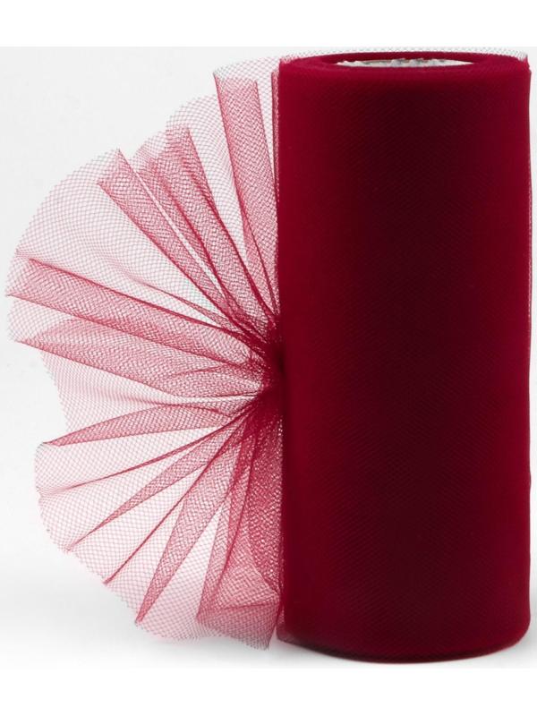 Фатин, 15 см, 11 ± 1 г/кв.м, 23 ± 1 м, цвет бордовый №33