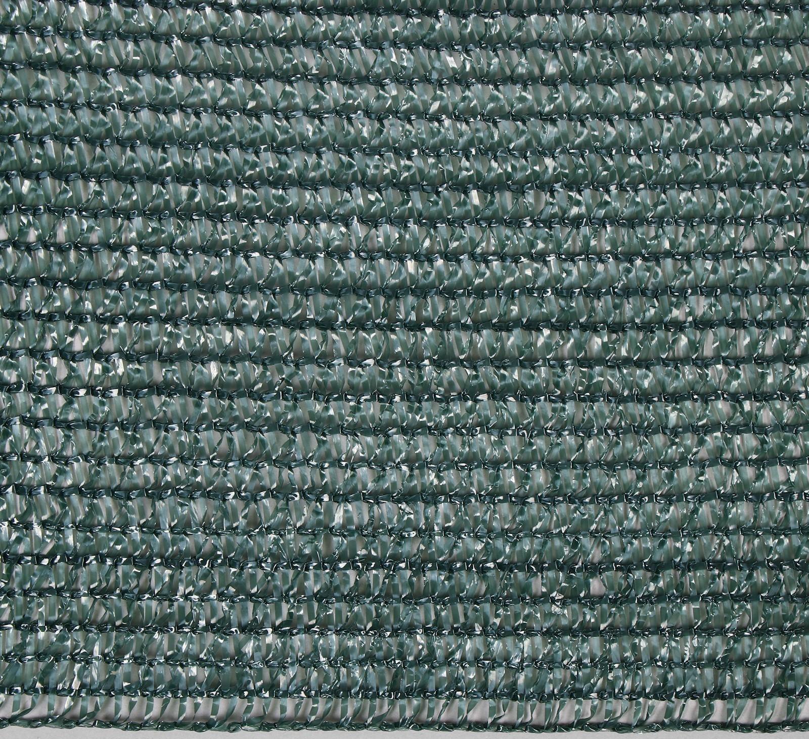 Сетка затеняющая, 10 × 2 м, плотность 80 г/м², зелёная, в наборе 25 клипс