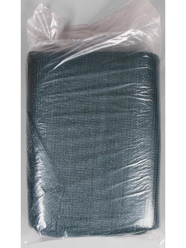 Сетка затеняющая, 10 × 2 м, плотность 80 г/м², зелёная, в наборе 25 клипс