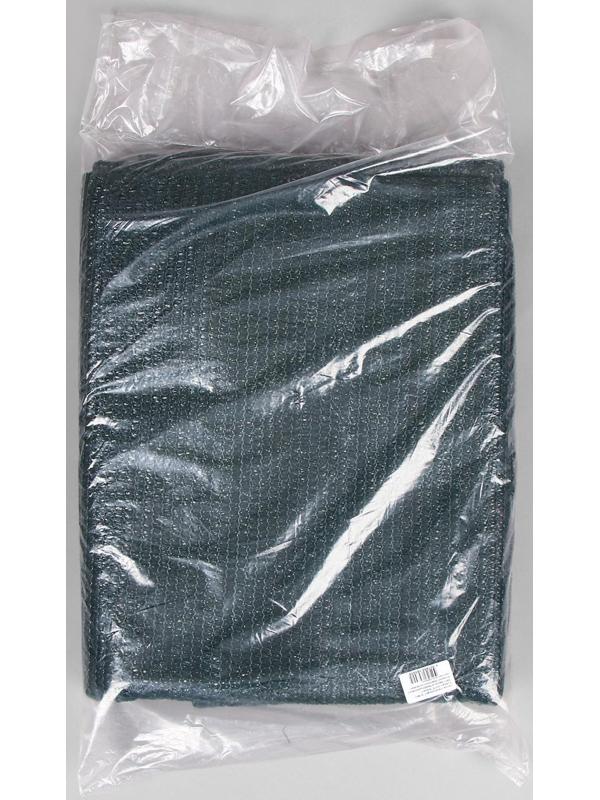 Сетка затеняющая, 5 × 2 м, плотность 80 г/м², зелёная, в наборе 15 клипс