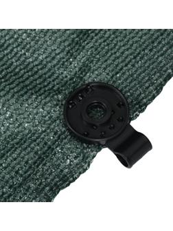 Клипса садовая, в наборе 20 шт., чёрная, «Люверс»