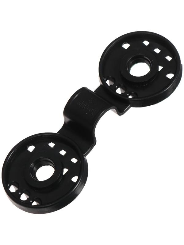 Клипса садовая, в наборе 20 шт., чёрная, «Люверс»