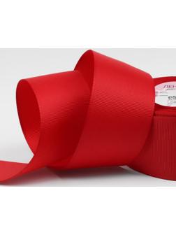 Лента репсовая, 40 мм, 23 ± 1 м, цвет бордовый №33