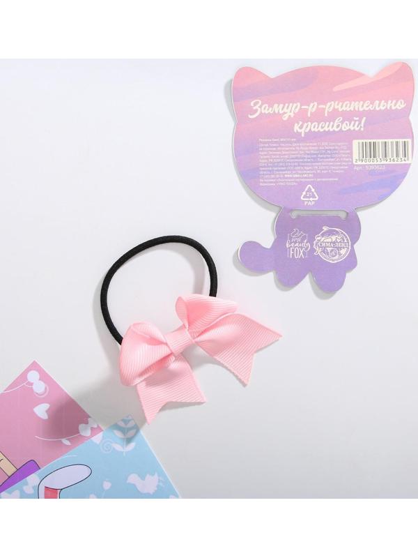 Резинка бант для волос «Котик»