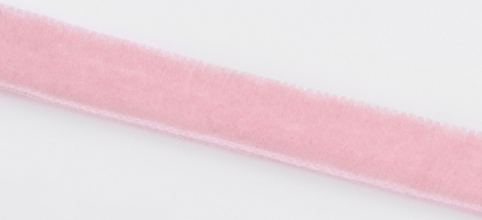 Лента бархатная, 6 мм, 18 ± 1 м, цвет розовый №08