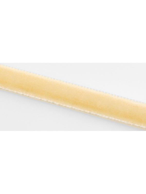 Лента бархатная, 6 мм, 18 ± 1 м, цвет молочный №04