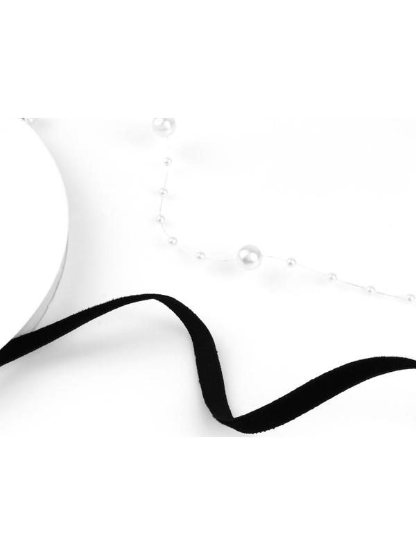 Лента бархатная, 6 мм, 18 ± 1 м, цвет чёрный №03