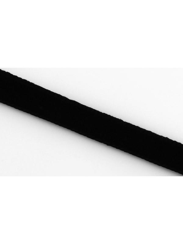 Лента бархатная, 6 мм, 18 ± 1 м, цвет чёрный №03