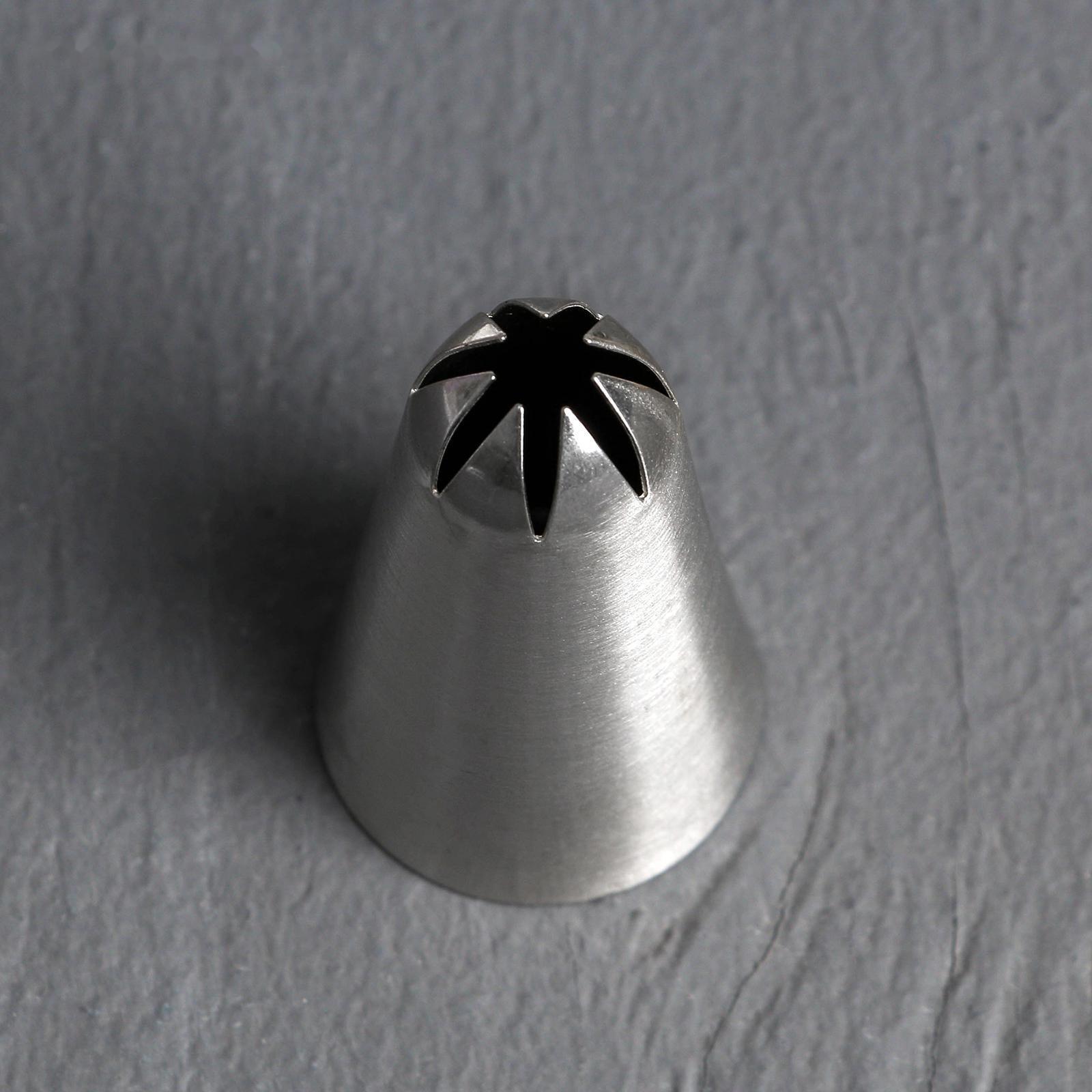 Насадка кондитерская KONFINETTA «Закрытая звезда», d=3 см, выход 1,8 см, нержавеющая сталь