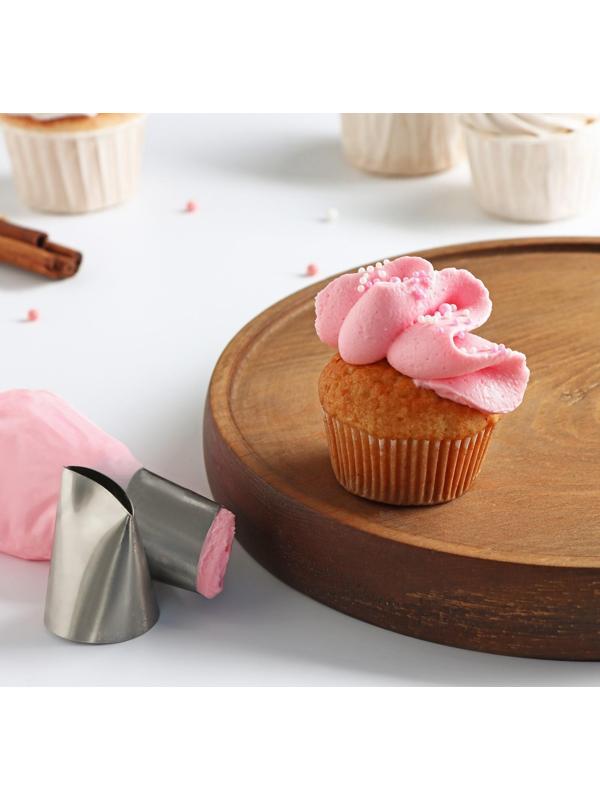 Насадка кондитерская KONFINETTA «Лепесток большой», d=3,4 см, выход 3 см, нержавеющая сталь