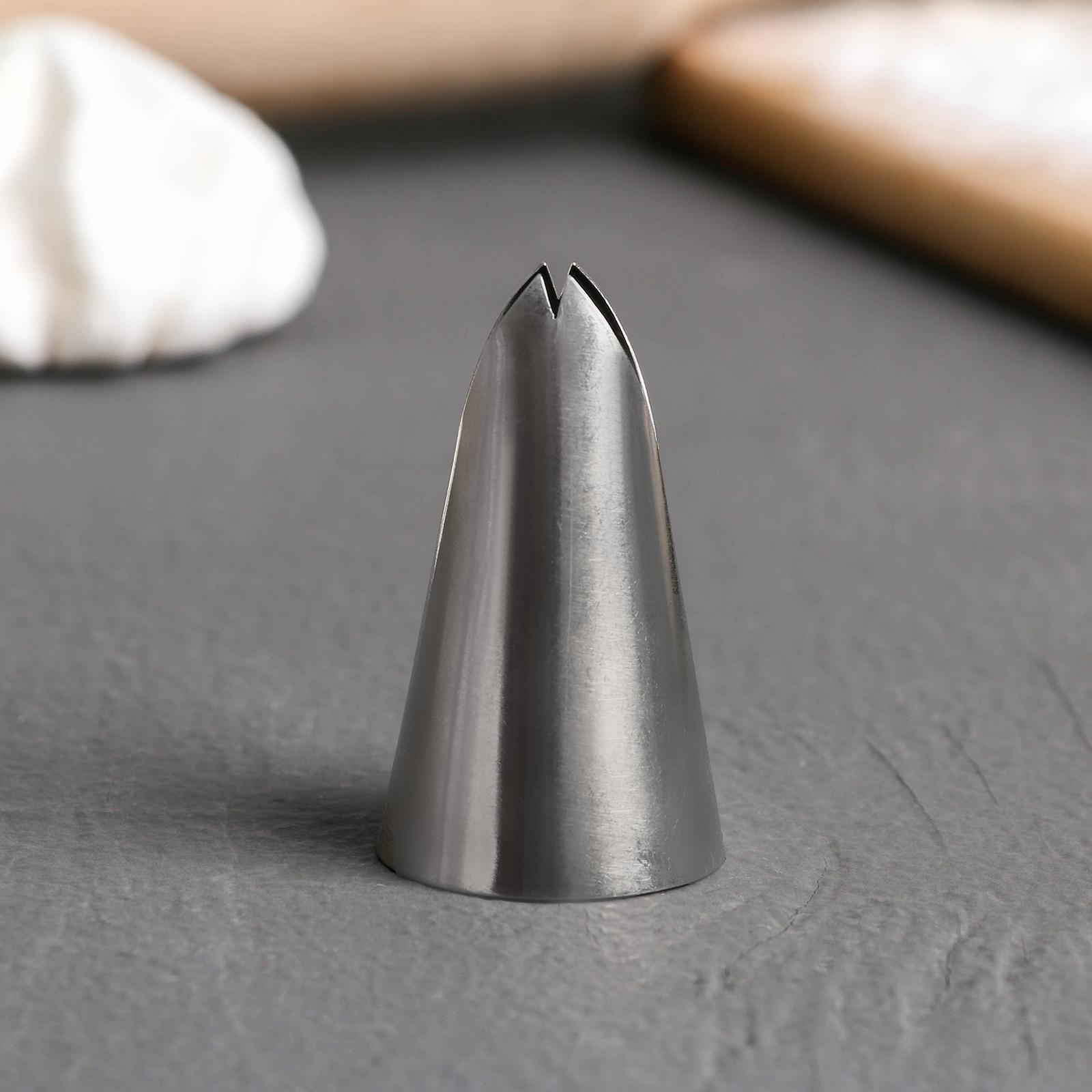 Насадка кондитерская KONFINETTA «Лепесток», d=2,3 см, выход 1,4 см, нержавеющая сталь