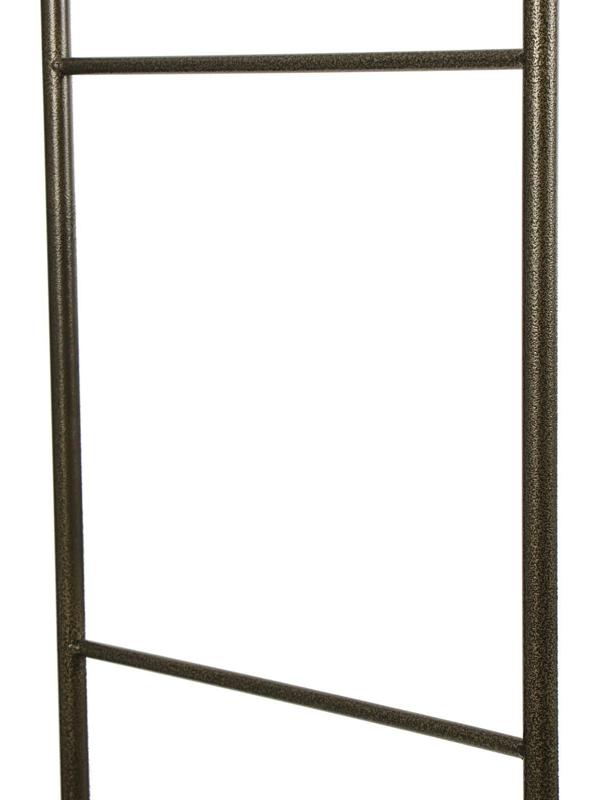 Арка садовая, разборная, 240 × 125 × 36.5 см, металл, бронзовая