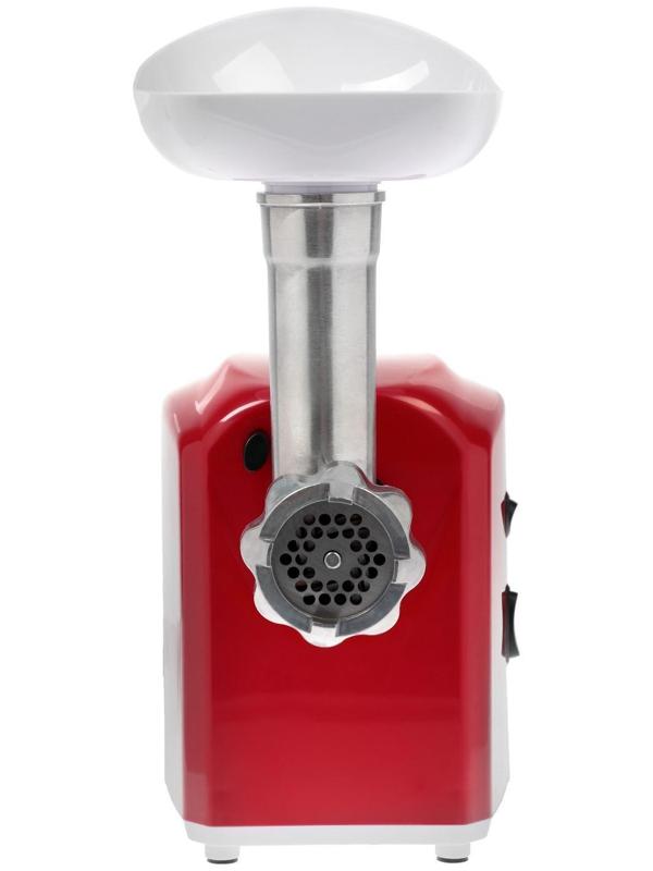 Мясорубка электрическая KELLI KL-5003, 1300 Вт, 2 скорости, 2 насадки, красная