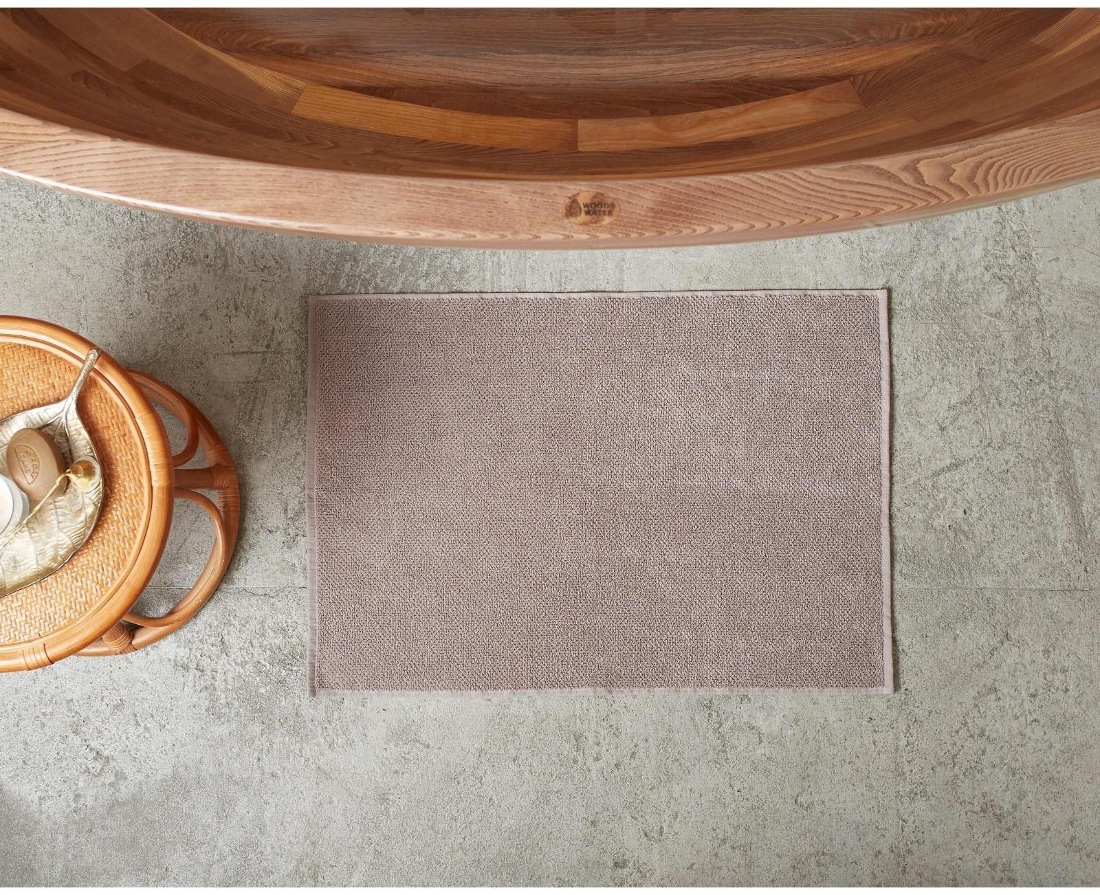 Коврик махровый Этель Organic Stone 50х70 см, 100% хл, 550гр/м2