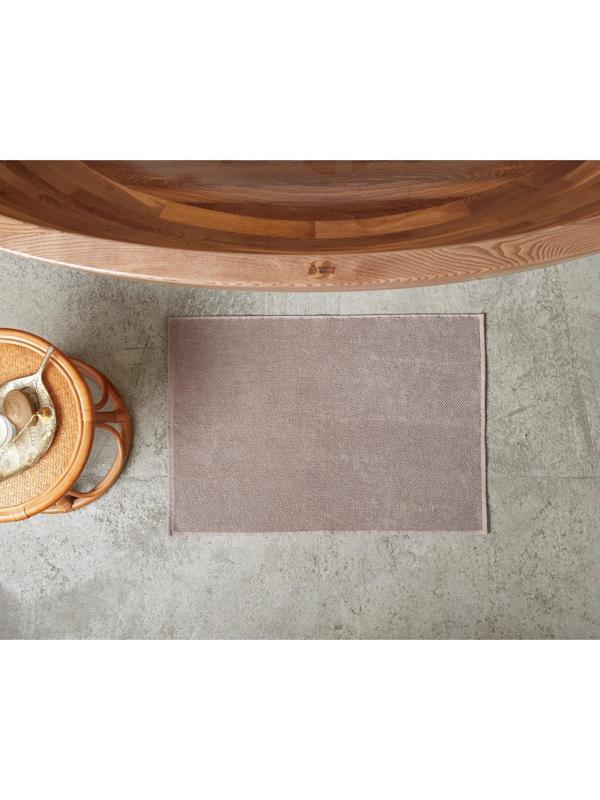 Коврик махровый Этель Organic Stone 50х70 см, 100% хл, 550гр/м2