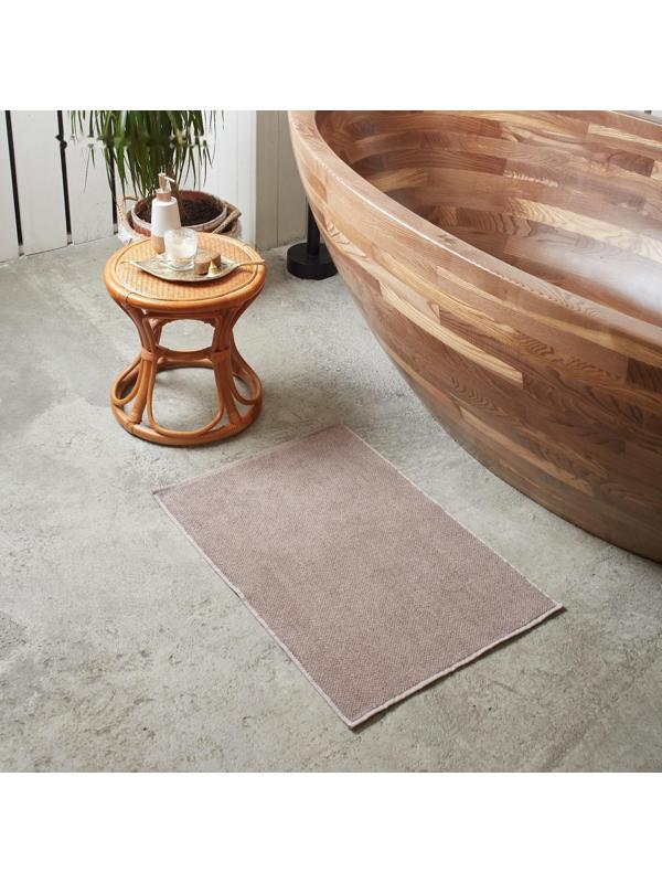 Коврик махровый Этель Organic Stone 50х70 см, 100% хл, 550гр/м2