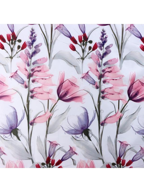 Штора для ванны Доляна «Нежность», 180×180 см, полиэстер